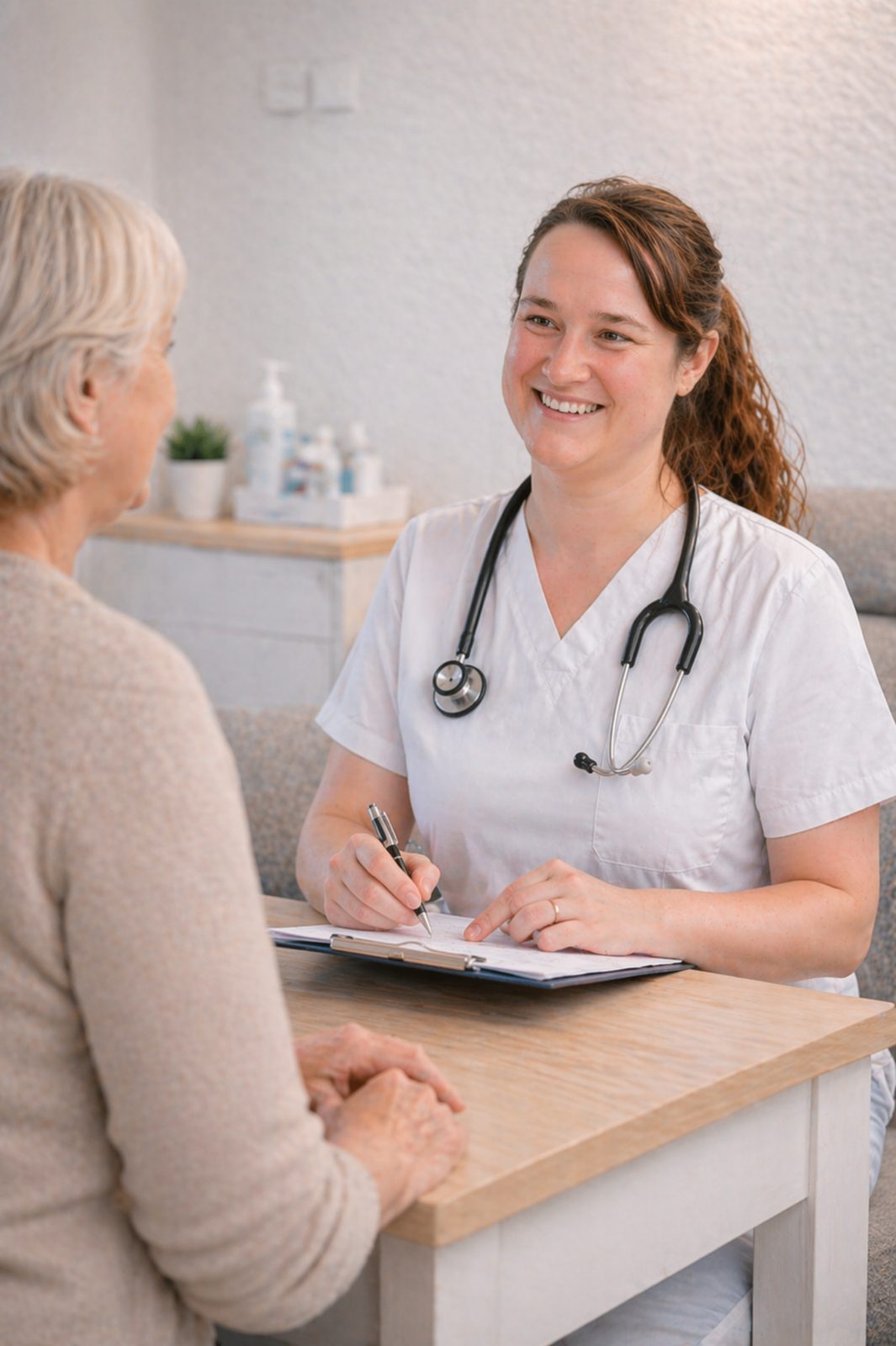 Beratungsgespräch mit Patientin